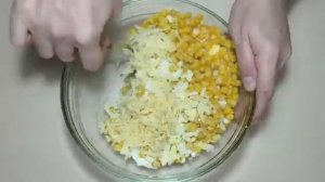 Салат Минутка. Очень вкусный . Обзор приготовления.