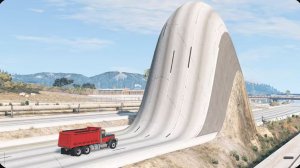 Шестой этап испытания «Тачки против гигантской выпуклости» в BeamNG Drive!