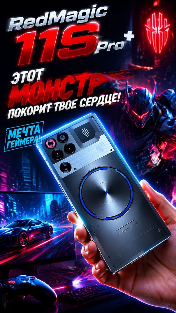 RedMagic 11s Pro Plus - Монстр💥Первое знакомство с Имбой из поднебесной 🎮 #shorts #RedMagic11sPro