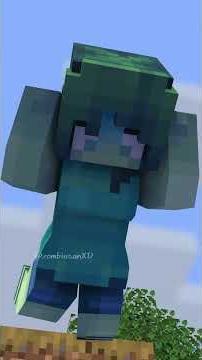 Minecraft Zombie Girl Falling2 - minecraft animation