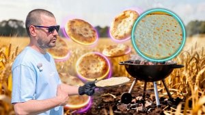 Как сделать Лепешки‑лаваши «Праздничные» — супер простой рецепт / Выпекаем на камне в мангале.