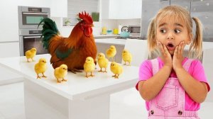 Алиса узнает о сельскохозяйственных животных и их звуках