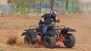 ATV Механик 2 (независимая подвеска всех колес). Работа подвески. Дикие покатушки.