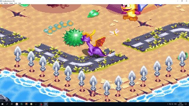 Spyro: Attack of the Rhynocs 100% Part 10 GBA (Deutsch version)