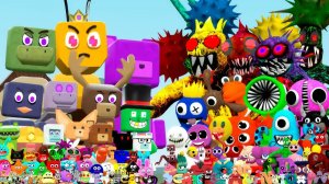 Приключения медведя, игрушечные зомби, спаси фигуры против Радужных друзей, алфавитная история (Garr