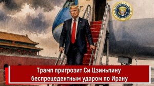 Трамп пригрозит Си Цзиньпину беспрецедентным ударом по Ирану