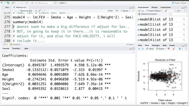 4.4 Model Building and Variable Selection： Example Effect Size Model in R смотреть онлайн