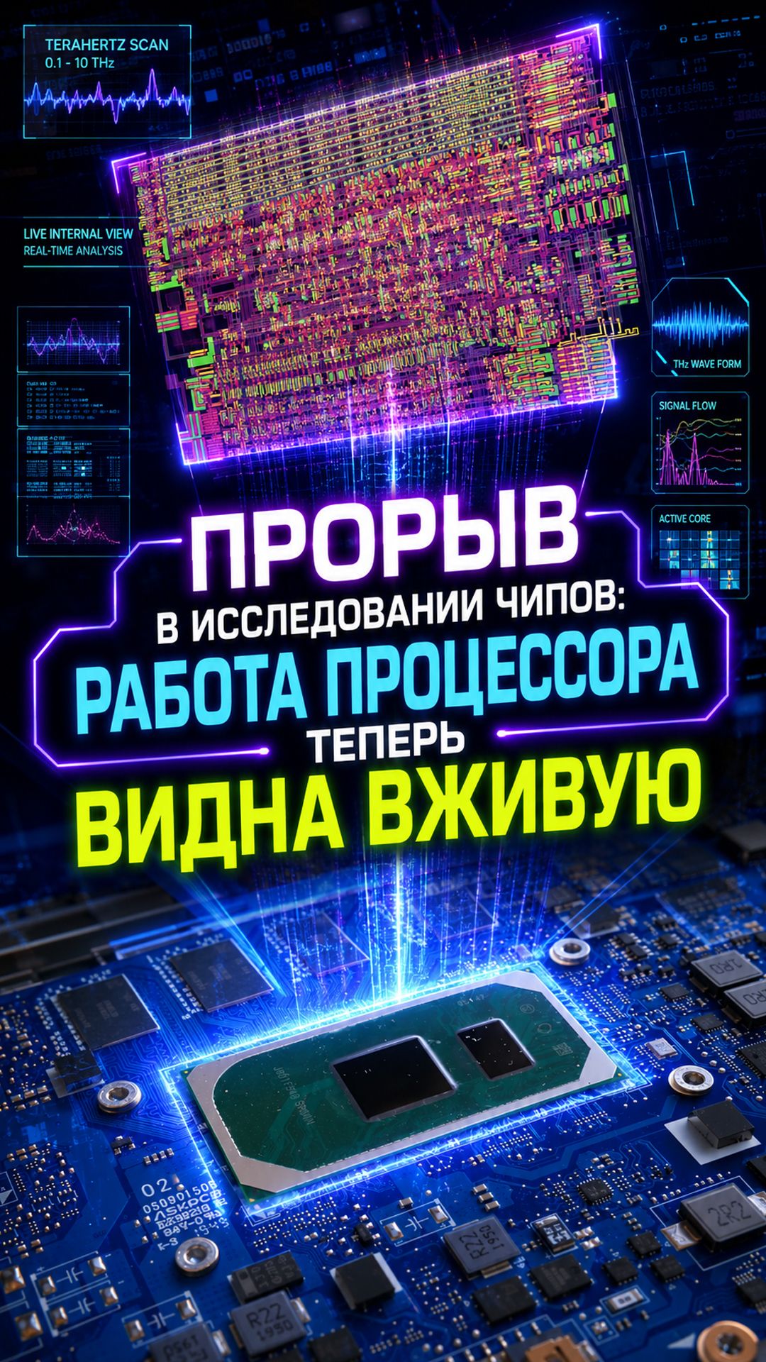 Прорыв в исследовании чипов: работа процессора теперь видна вживую
