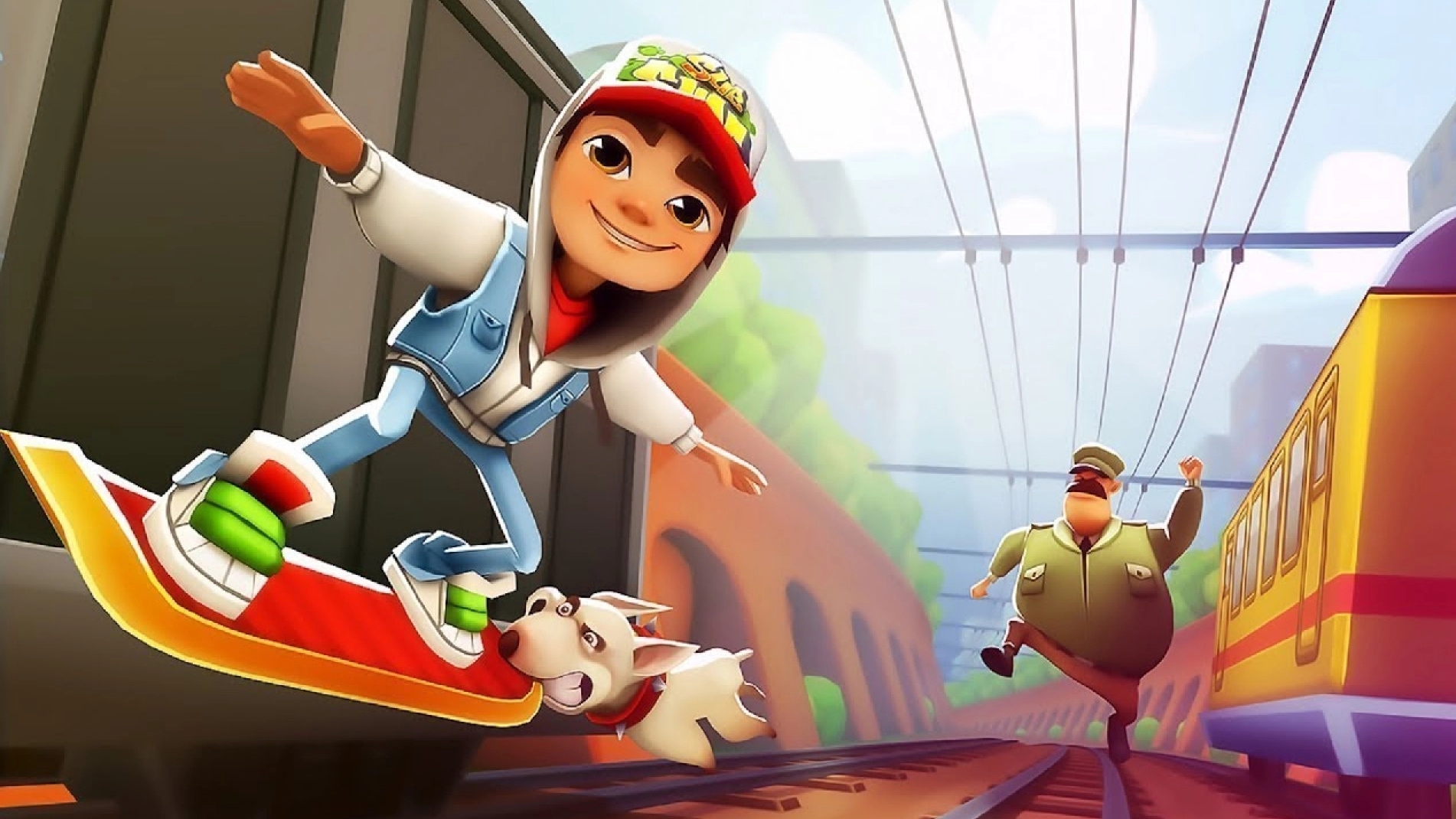 Мультики бегалки для детей Subway Surfers