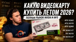 Какую видеокарту купить летом 2026? Полный рынок видеокарт NVIDIA и AMD