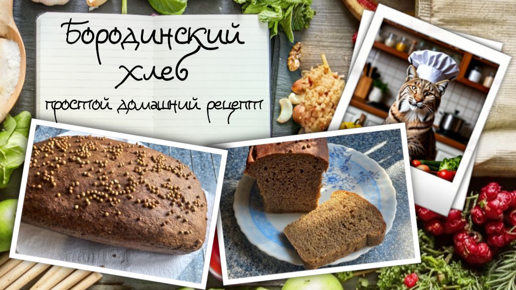 Бородинский хлеб — один из самых простых рецептов в моей коллекции