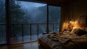 Звуки дождя с грозой за окном для сна 🌧️ Шум Дождя для глубокого расслабления