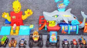 Мультики для детей. Трасса Акула  и Монстр Hot Wheels 🤯🔥. Смотреть мультики для малышей.