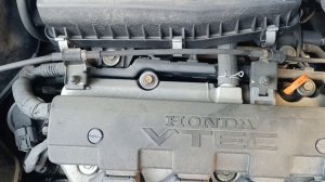 Z993 Двигатель Honda Civic EU1-1008758 D15B — работа двигателя