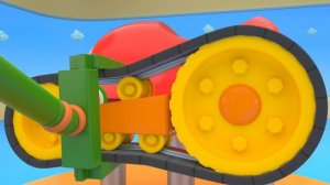Машинки превращаются в строительную технику! 🚜 Мультик для детей