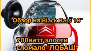 Обзор Сабвуфер DL Audio ™ Phoenix Black Bass 18
