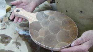 Разделочная доска из спилов груши
