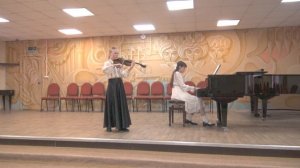 Сарасате. Интродукция и тарантелла. Салькова Настя и Рыбка Александра