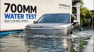 XPeng GX Потрясающе ведет машину по Глубоким водоемам