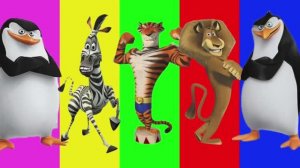🦁 МАДАГАСКАР ПРОТИВ ВСЕХ! 🦓 Кофин Дэнс в Плитках Музыки ЭДМ Раш 🔥 Tiles Hop Battle