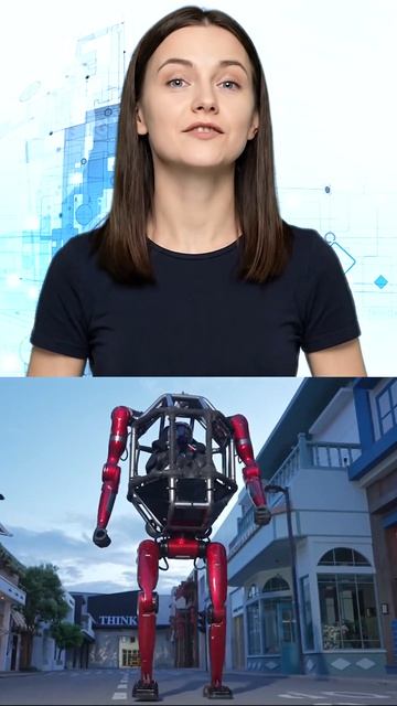 Гигантский ЭКЗОСКЕЛЕТ - РОБОТ, способного ходить на двух и четырёх конечностях смотреть онлайн