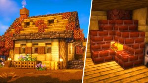 Уютный осенний домик для выживания в Minecraft [руководство]