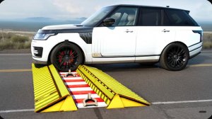 «Машины против разрушительных лежачих полицейских» в BeamNG Drive!