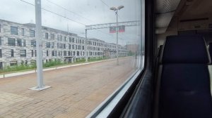 поездка на электропоезде ЭД4М-0318 N°6623 Москва Павелецкая-Домодедово