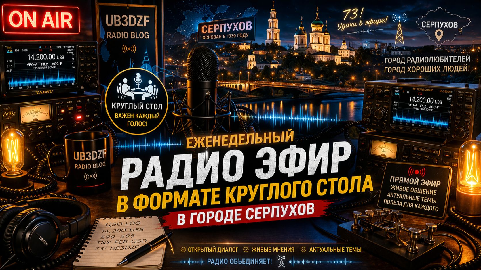 Круглый стол Серпуховских радиолюбителей от 21.03.2026