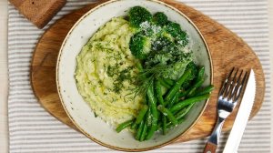 Картофельное пюре с яйцами