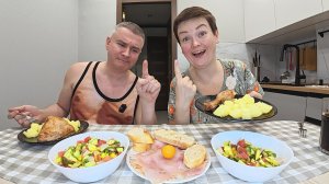 Мукбанг ОТКАРМЛИВАЮ мужа, что бы на его фоне быть ДЮЙМОВОЧКОЙ! ЛжеПРОФИ и развод! Семейный ужин