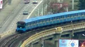 Метро Е-Км на эстакаде