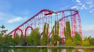 Экстремальные аттракционы в Центральном парке культуры и отдыха Волгограда