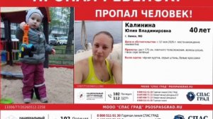 Мать и трехлетний ребенок пропали в Химках.

Местонахождение жительниц Подмосковья неизвестно с 12 м
