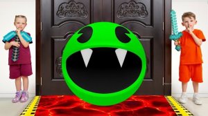 Пак-Ман оживает!🎮 Весёлая игра для  детей