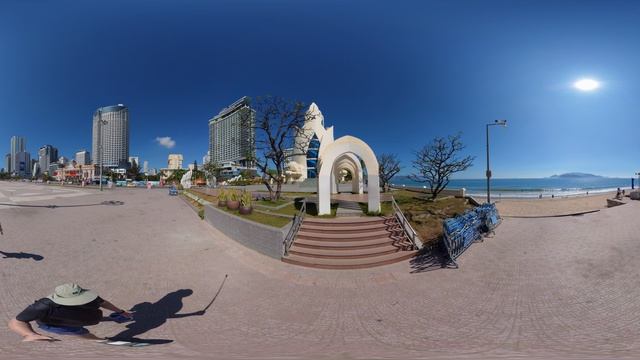 Площадь 2 апреля.Нячанг.Видео 360