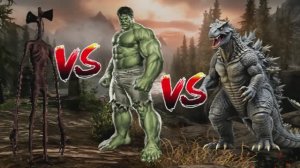 МУЛЬТИК ХАЛК СИРЕНОГОЛОВЫЙ ГОДЗИЛЛА 🦖 Кто сильнее: Сильнейший Супергерой против Огромных Монстров!
