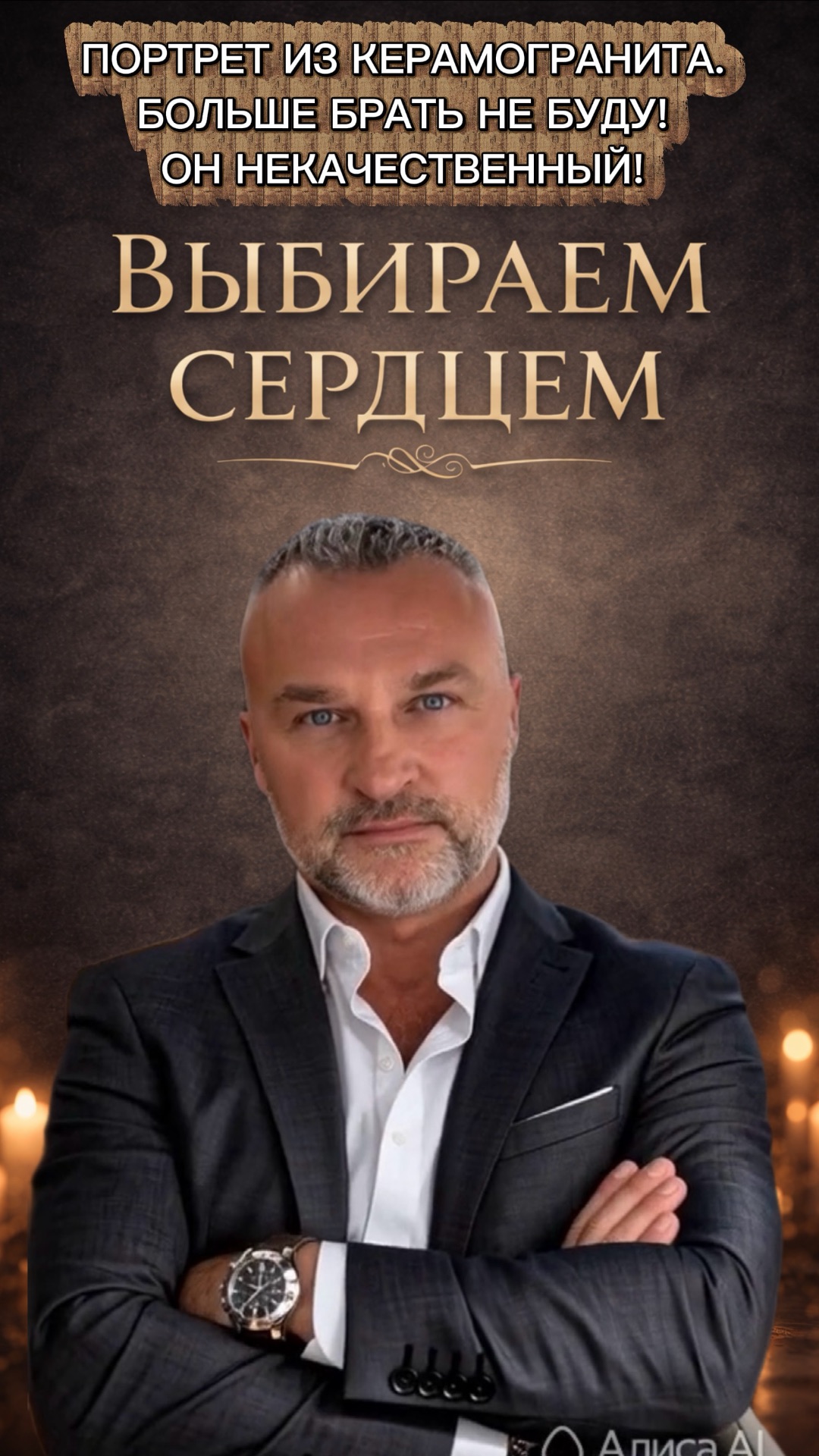 ПОРТРЕТ ИЗ КЕРАМОГРАНИТА. ДОЛГОВЕЧНЫЙ ИЛИ НЕТ?