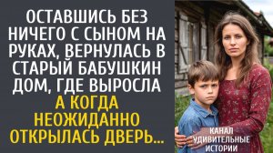 Истории из жизни Оставшись без ничего с сыном на руках, вернулась в старый бабушкин дом, где выросла
