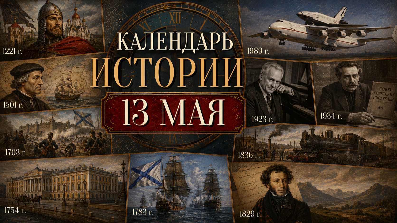 КАЛЕНДАРЬ ИСТОРИИ 13 МАЯ