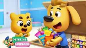 🍿🌈Секретный супермаркет | Шериф Лабрадор | Мультфильмы