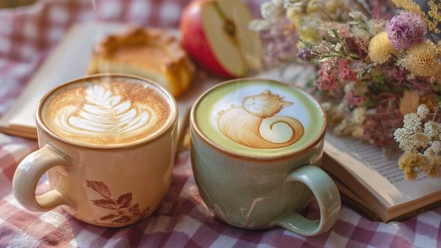 Утренний джаз-кафе ☕ Позитивный фортепианный джаз и босса-нова для работы, учёбы и хорошего дня