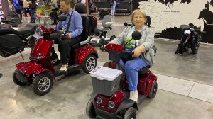 Презентовали четырехколесный электроскутер Eco Koleso i6 на выставке «Активный отдых» в Новосибирске