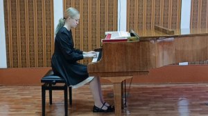 Ильинкова Ангелина МБУДО «ДМШ №12» г. Ленинск-Кузнецкий К. Черни Этюд соч. 740 №17 a moll