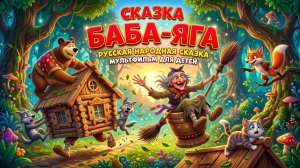 Сказка «Баба-Яга». Русская народная сказка. Мультфильм для детей.