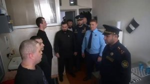 Посещение следственного изолятора № 1 г. Грозного.