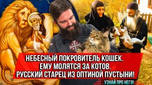 ❗️Небесный покровитель кошек. Ему молятся за котов Русский старец из Оптиной пустыни!Узнай про него!