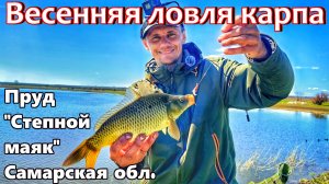 КАК ПОЙМАТЬ КАРПА ВЕСНОЙ?/КАРП НА ПРУДУ/РЫБАЛКА НА УДОЧКУ И ФИДЕР/САМАРСКАЯ ОБЛ, ПРУД - СТЕПНОЙ МАЯК