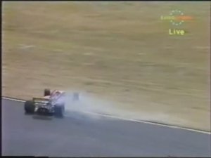 Формула 1. Разворот Гашо на Гран-при Венгрии 1992 (субботняя квалификация)