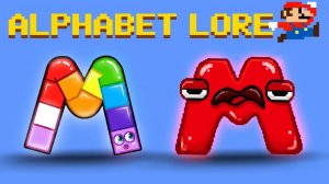 🐍🔤 Азбука Лор (A-Z...) против Числовая Змея - Letter ＂M＂ Nursery Rhyme 🔤🐍